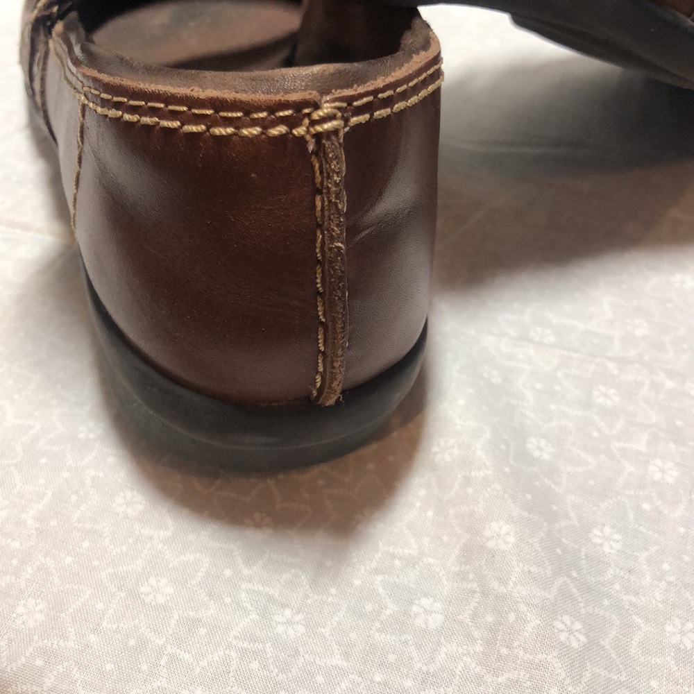 Clark’s Leather Two Tone Brown Mary Janes - Picture 7 of 11